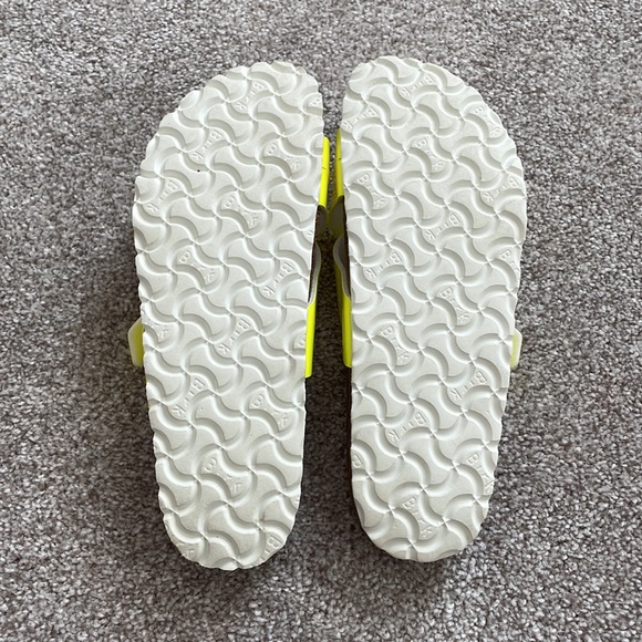 Yellow/White Birkenstocks Yao Sandals size 39 - Picture 4 of 7
